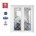 2015 Modern Modern PVC Wooden Door Glass Door Design